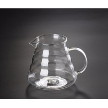 Heat Resistant Glass Hand Drip Coffee Pot Coffee Server Kettle Coffee Maker Teapot (600ml)